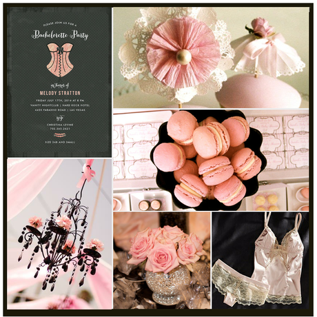 Renewing your wedding vows – Inspiration from minted.com Corset Bachelorette Party or Lingerie Shower by Wendy Van Ryn, see more unique stationery