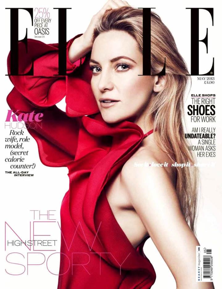 Covers- Kate Hudson by Benny Horne for Elle UK May 2013