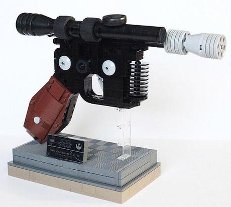 Awesome: Han Solo Blaster Pistol Made With LEGO’s lego-blaster-gun-han-solo