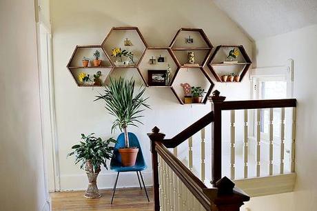 Beautiful Mess Honeycomb Shelves