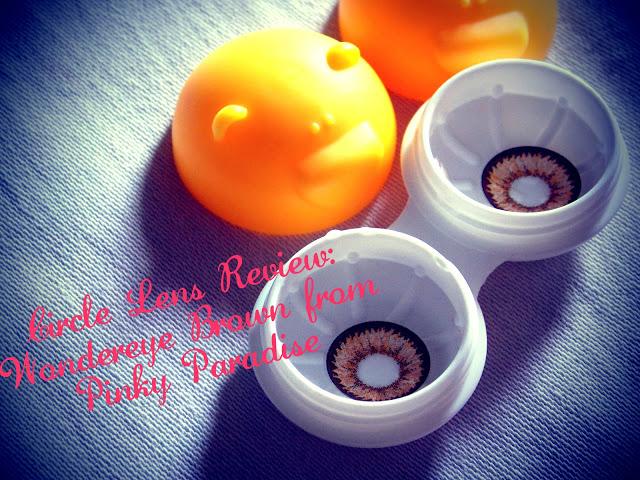 Circle Lens Review: Wondereye Brown from Pinky Paradise