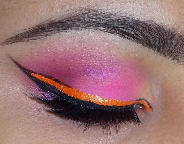 Orange Eye Liner? Yes Please!: Maybelline Hyper Glossy Runway Pop Liquid Liner Review