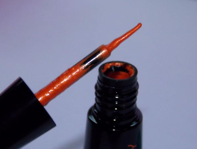 Orange Eye Liner? Yes Please!: Maybelline Hyper Glossy Runway Pop Liquid Liner Review