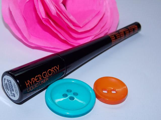 Orange Eye Liner? Yes Please!: Maybelline Hyper Glossy Runway Pop Liquid Liner Review