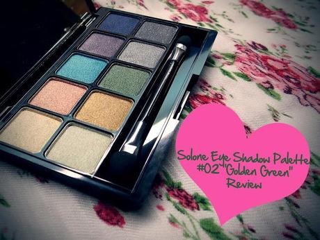 Solone Eyeshadow Palette #02 Golden Green Review