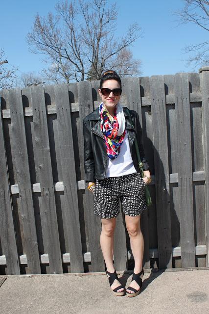Outfit: Black & White with a Color Twist