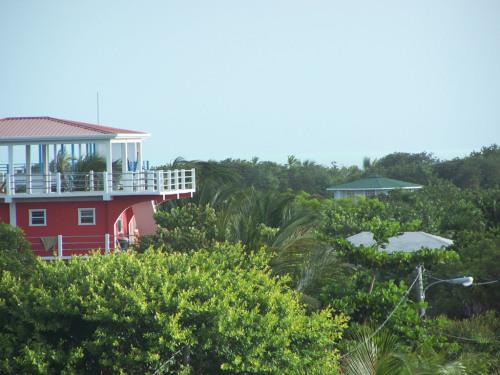 Taken from the rooftop gazebo at a B&B.