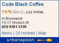 Code Black Coffee on Urbanspoon