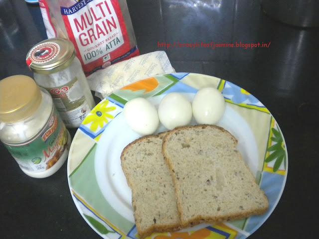 Egg and Mayo Multigrain Sandwich Recipe