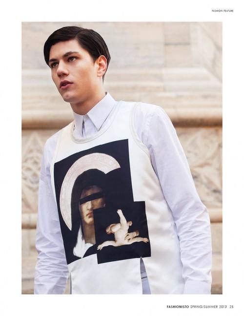 Simone Nobili by Jay Schoen in Givenchy Spring/Summer 2013 for...