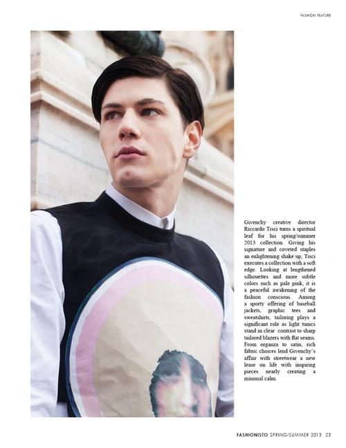 Simone Nobili by Jay Schoen in Givenchy Spring/Summer 2013 for...