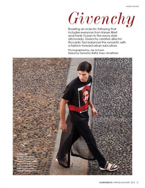 Simone Nobili by Jay Schoen in Givenchy Spring/Summer 2013 for...