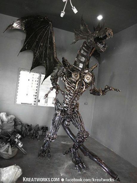 steampunk-dragon-sculpture