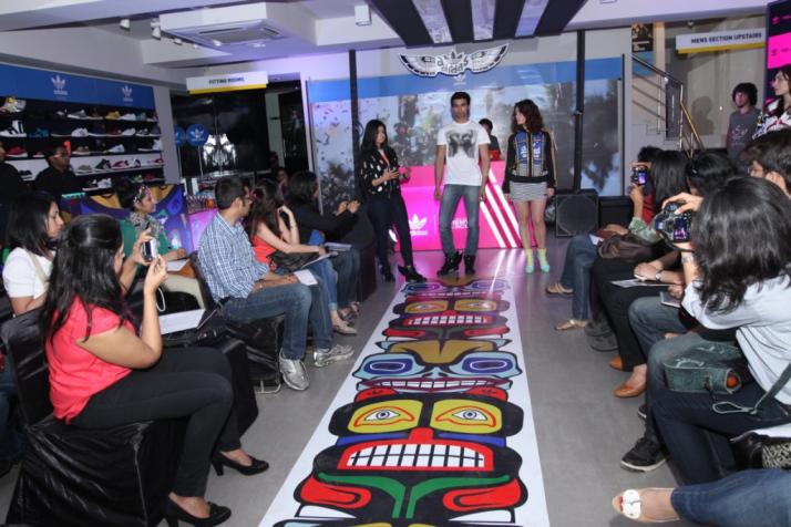 Deepika Deepti, Category Manager Adidas Group interacting with the bloggers