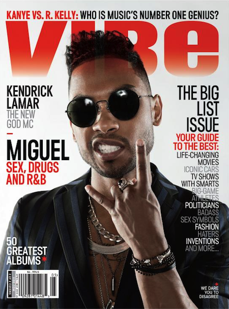 Kendrick Lamar x Miguel for VIBE Magazine’s ‘Big List’...