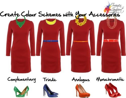 create color schemes with accessories