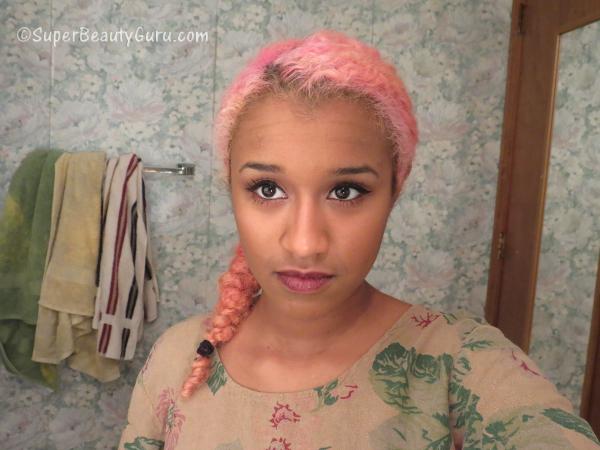 How To Dye Dark Black Hair Pastel Pink Paperblog