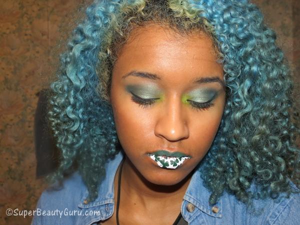 St. Patrick's Day Makeup Tutorial Lip Tattoo