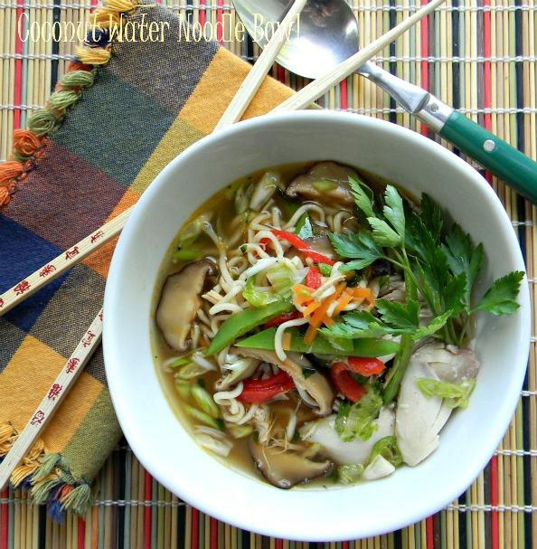 Asian Noodle Bowl - Recipe Redux Vita Coco Coconut Water Recipe Contest Entry #2