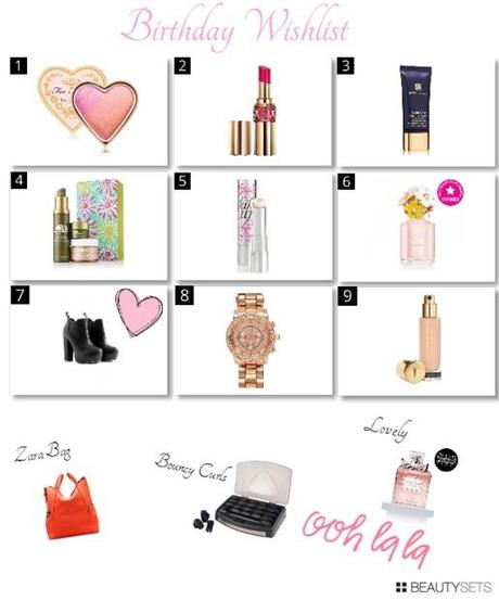 Beautysets - Birthday Wishlist