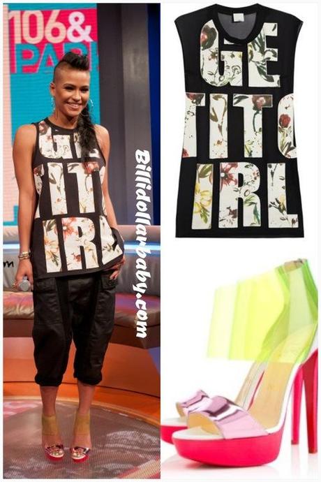 Cassie hits up BET’s 106 and Park wearing 3.1 Phillip Lim...