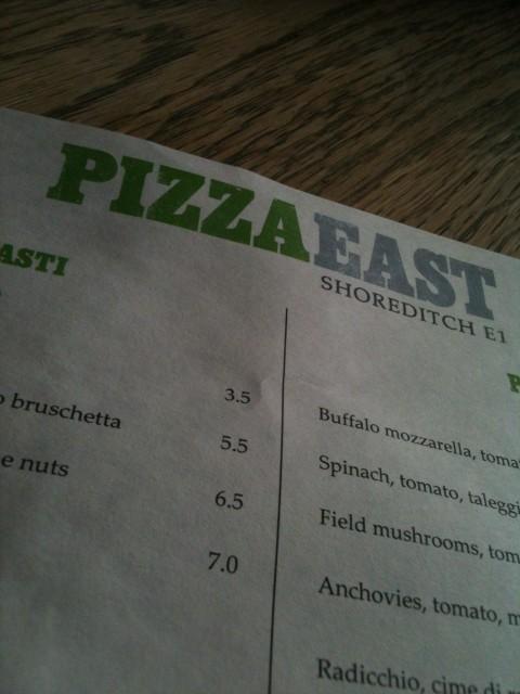 Pizza east