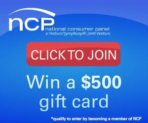 Join Nielsen Home Scan Consumer Panel & you could win!