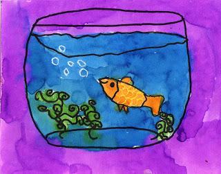Watercolor Fishbowl