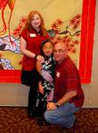 Tina with her husband, Adam and their daughter, Mei-Ling celebrating Chinese New Year!