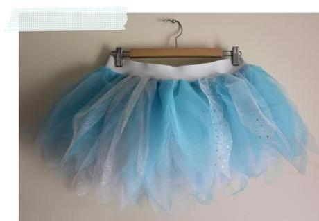 sparkly sky blue fairy tutu for children and adults by cassiefairy