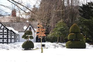 Miss Ponsonby, Miss Butler and a snowy Plas Newydd