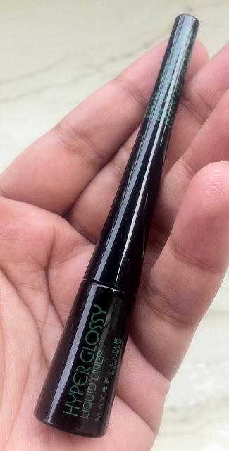 Maybelline Hyper Glossy Runway Pop Liquid Liner in Khaki - Review, Swatch, EOTD