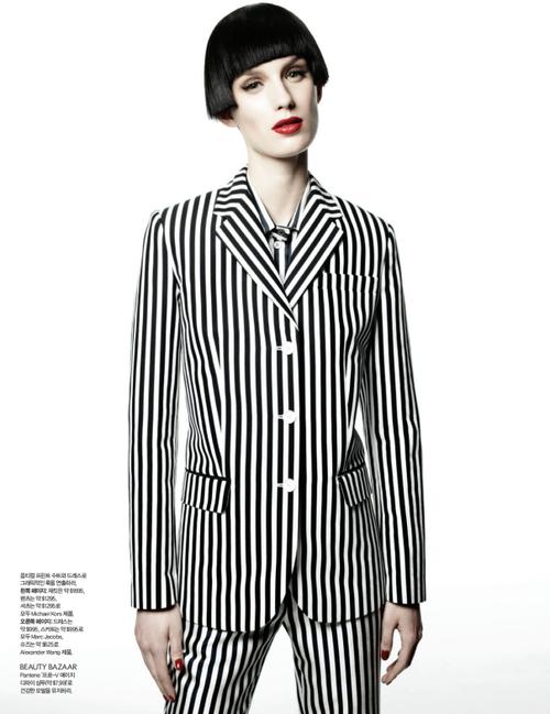 Marte Mei Van Haaster for Harper’s Bazaar Korea April 2013 in...