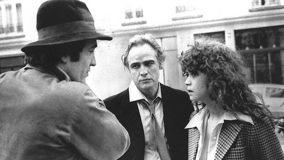 Bernardo Bertolucci, Marlon Brando and Maria Schneider on-set Last Tango in Paris (1972)