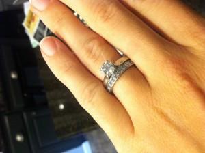 Custom Engagement Ring and Wedding Band