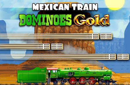 Mexican Train Dominoes Gold