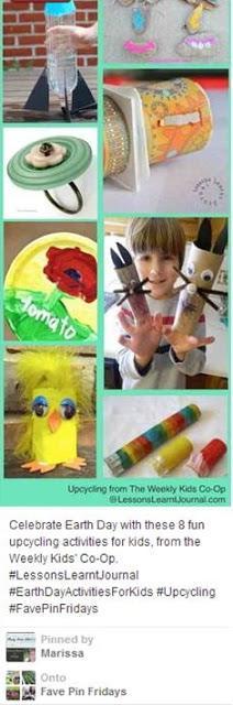 Fave Pin Friday, April 12th: Earth Day Activities for Kids
