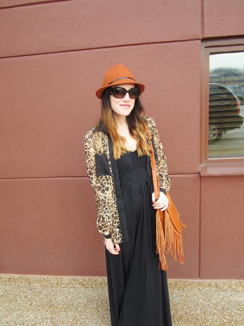 Outfit: Layering with Maxi Dresses