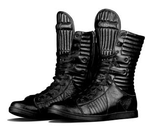 Kick, Push, Combat:  ODD X Praxis Leather Sneaker/ Skate Boot