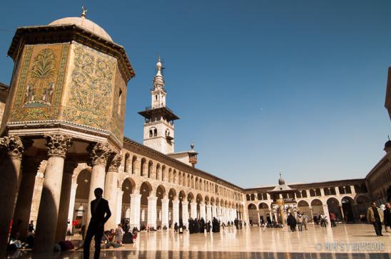 The grandeur of the Damascus' Umayyad Mosque, breath taking, considering this was built in the 8th century.