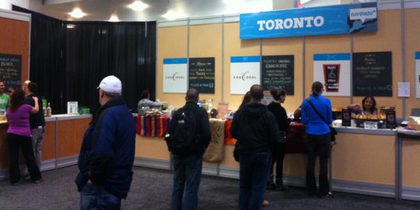 2013 Green Living Show Toronto Food Booth