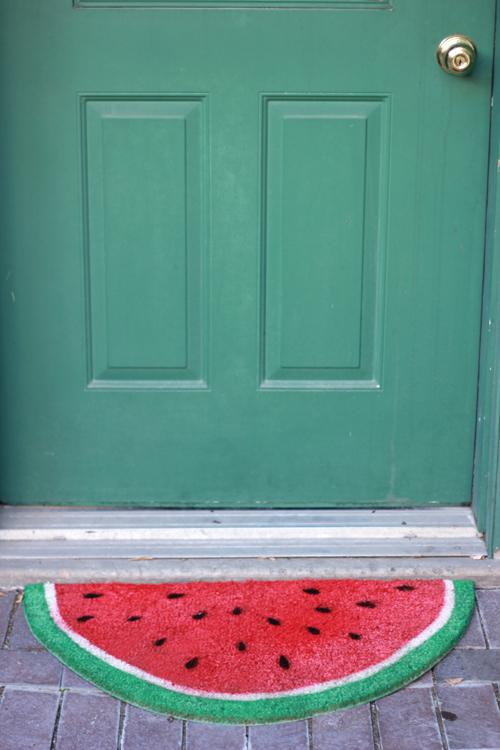 Weekend project: Fruit welcome mats