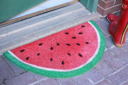 Weekend project: Fruit welcome mats