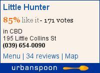 Little Hunter on Urbanspoon