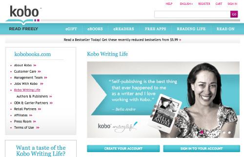 kobo writing life Top 10 Websites To Sell Your Ebook