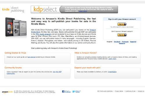 Kindle Direct Publishing Top 10 Websites To Sell Your Ebook