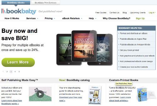 bookbaby Top 10 Websites To Sell Your Ebook