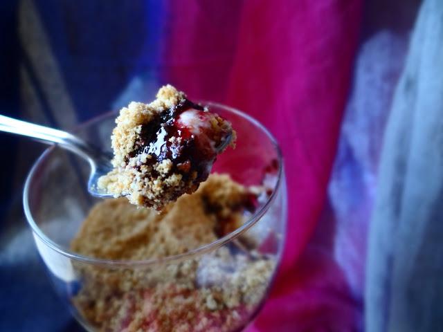 Cherry Cheesecake Trifle for One & Liebster Award