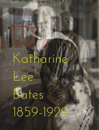 Katharine Lee Bates statue in Colorado Springs + A photo from Harvard