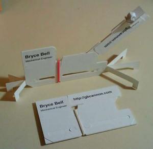 mechanical engineer business card